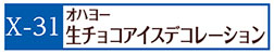 X-31生チョコアイスデコレーション